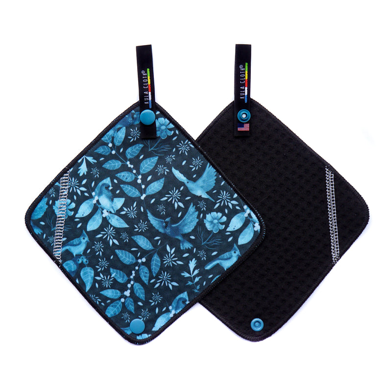 Load image into Gallery viewer, &#39;Sapphire Feather&#39; Kula Cloth®
