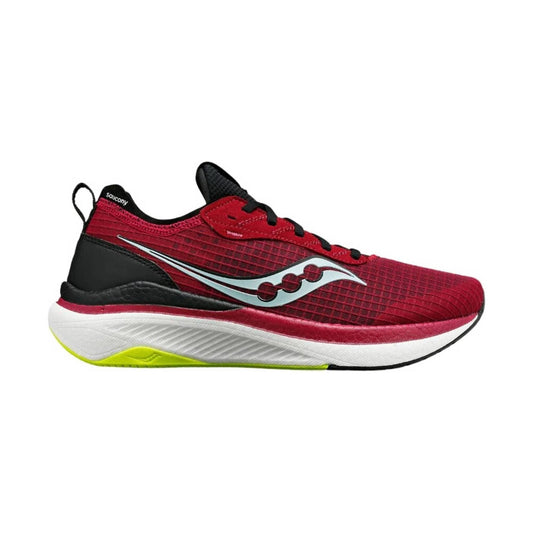 Women's Saucony Freedom Crossport, Berry/Black, 7.5 B Medium - Skoutley Outdoors LLC