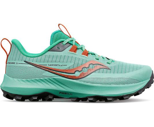 Women's Saucony Peregrine 13, Sprig/Canopy, 6.5 B Medium - Skoutley Outdoors LLC