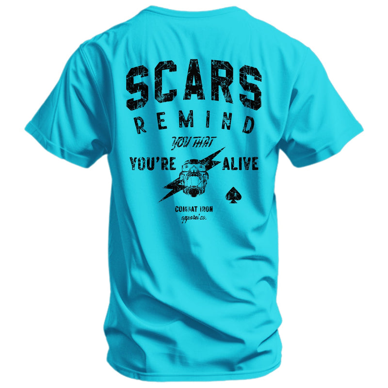 Load image into Gallery viewer, Scars Remind You That You&#39;re Alive Men&#39;s T-Shirt

