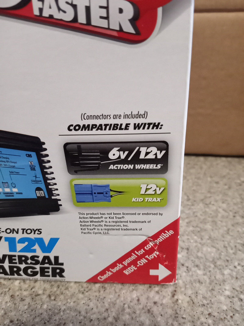 Load image into Gallery viewer, Fast 6V and 12V CR5 Battery Charger for Ride-On Toys
