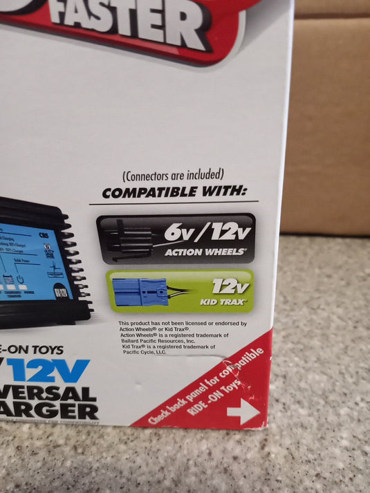 Fast 6V and 12V CR5 Battery Charger for Ride-On Toys