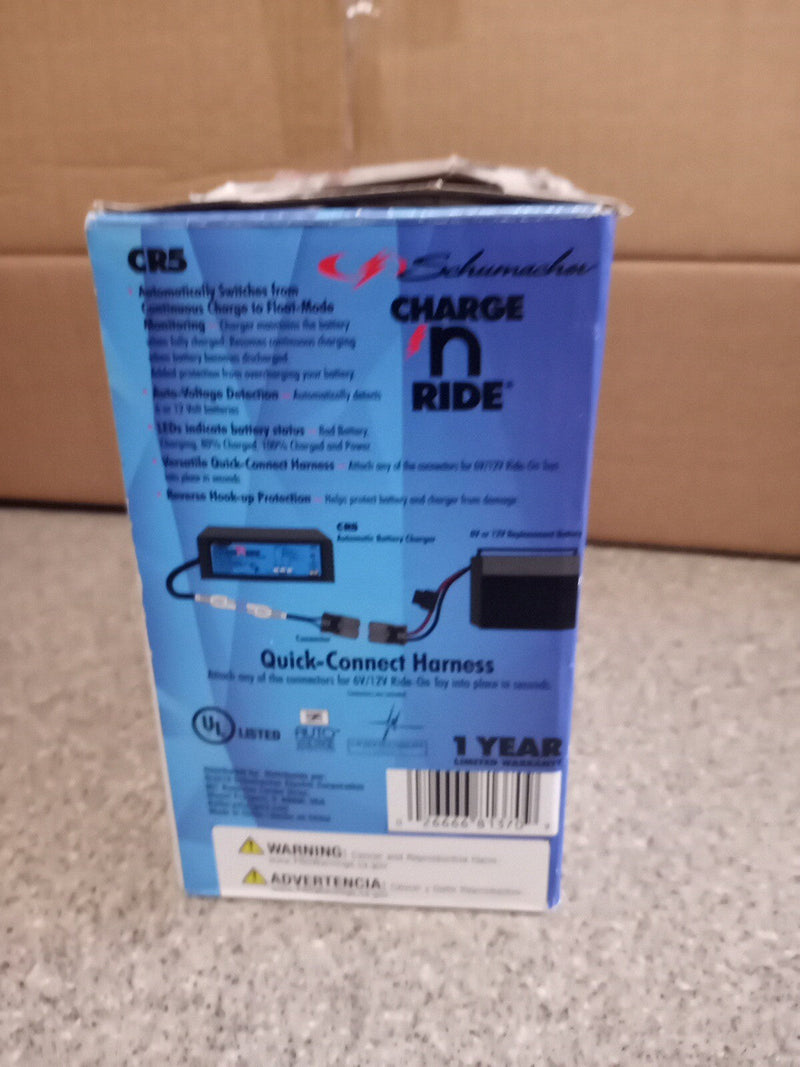 Load image into Gallery viewer, Fast 6V and 12V CR5 Battery Charger for Ride-On Toys
