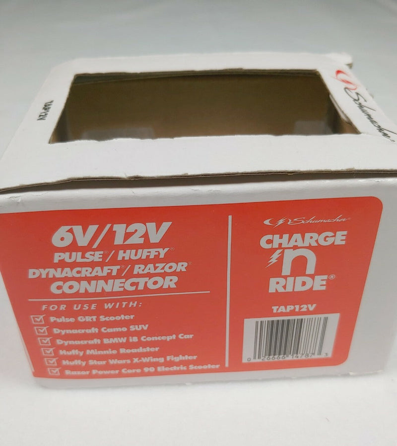 Load image into Gallery viewer, 12V TAP Connector Compatible with Ride-On Vehicle Chargers for Pulse, Dyna, Huffy, and Razor Models
