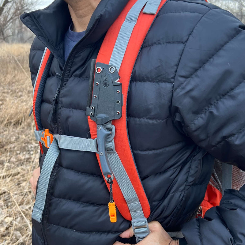 Load image into Gallery viewer, Scout Feather Adventure Survival Knife
