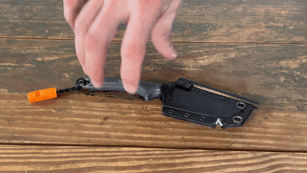 Load image into Gallery viewer, Scout Feather Adventure Survival Knife
