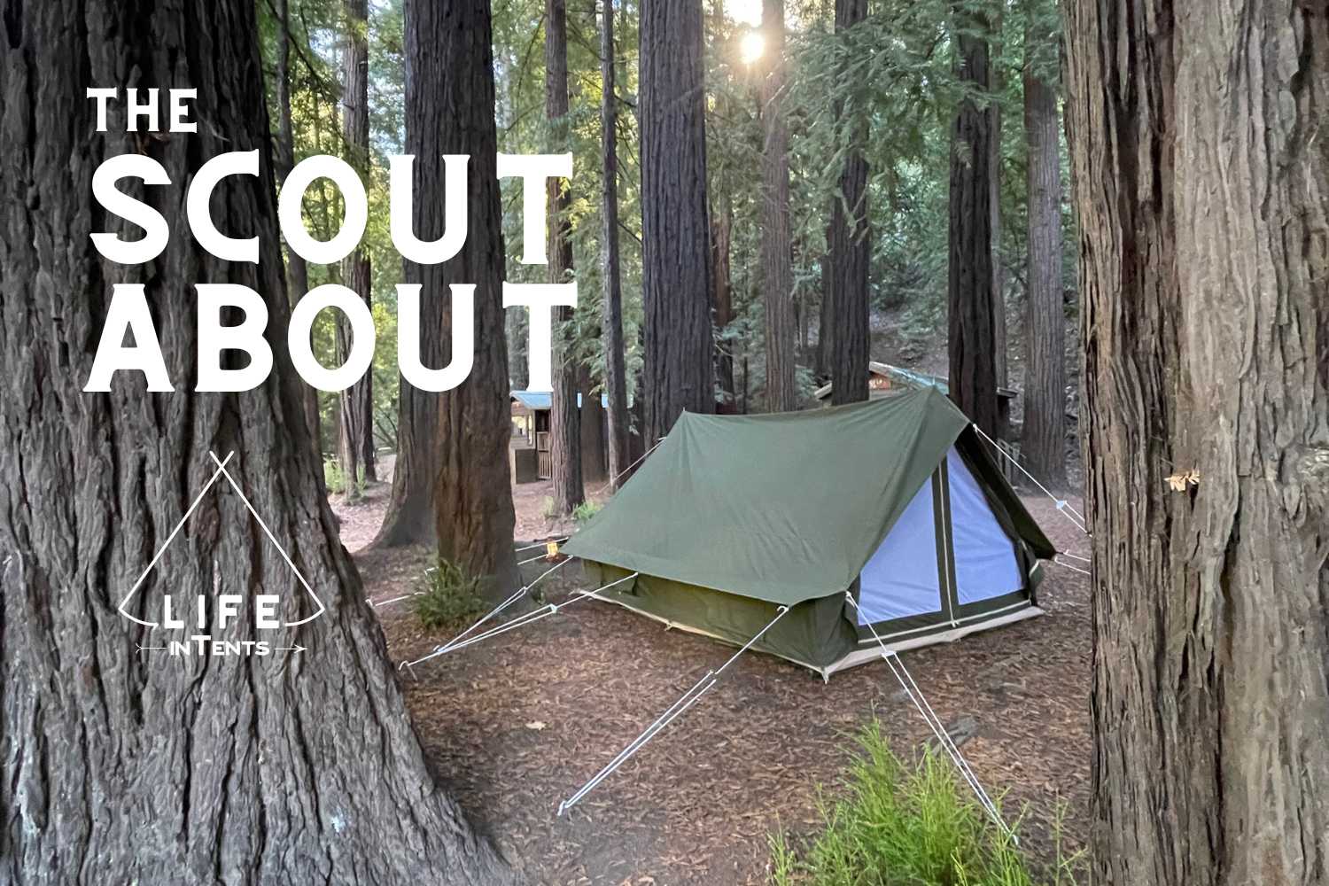 Canvas A-Frame Tent - The Scout About™ - Skoutley Outdoors LLC