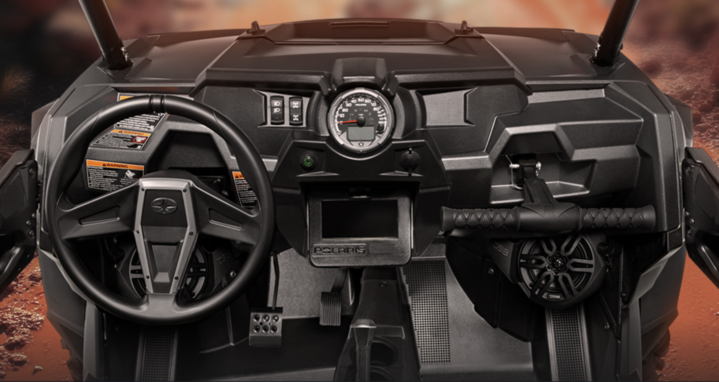 Load image into Gallery viewer, Polaris RZR Front Kick Panel Pods with 6.5” Active Speakers and Bluetooth
