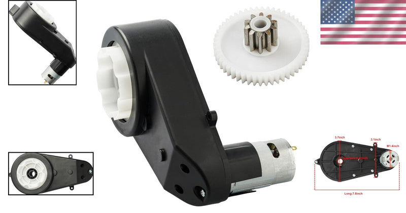 Load image into Gallery viewer, 12V Seamless Gearbox Replacement for Electric Ride-On Cars 550 Motor 30000 RPM

