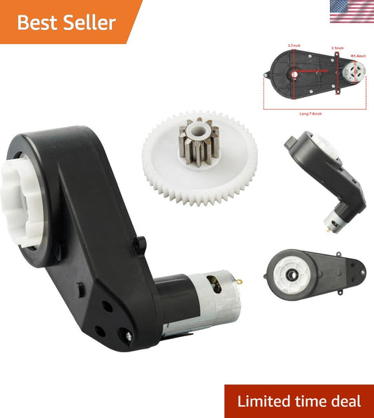 12V Seamless Gearbox Replacement for Electric Ride-On Cars 550 Motor 30000 RPM