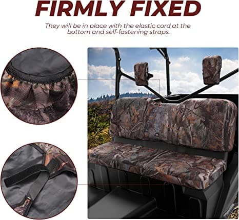 Camo Front Seat Cover for Pioneer 1000-5/ 1000-6 2016-2024