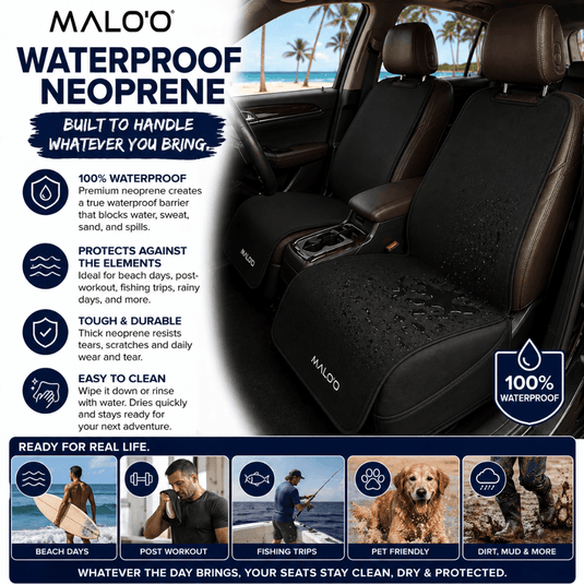 SeatGuard Waterproof Seat Cover (2-Pack) – Durable Seat Protector for Beach, Gym & Pets