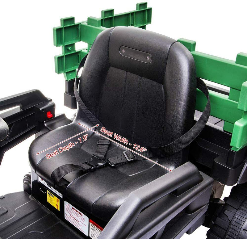 Load image into Gallery viewer, SEGMART 12V Ride-On Tractor Truck with RC Control and Trailer for Kids
