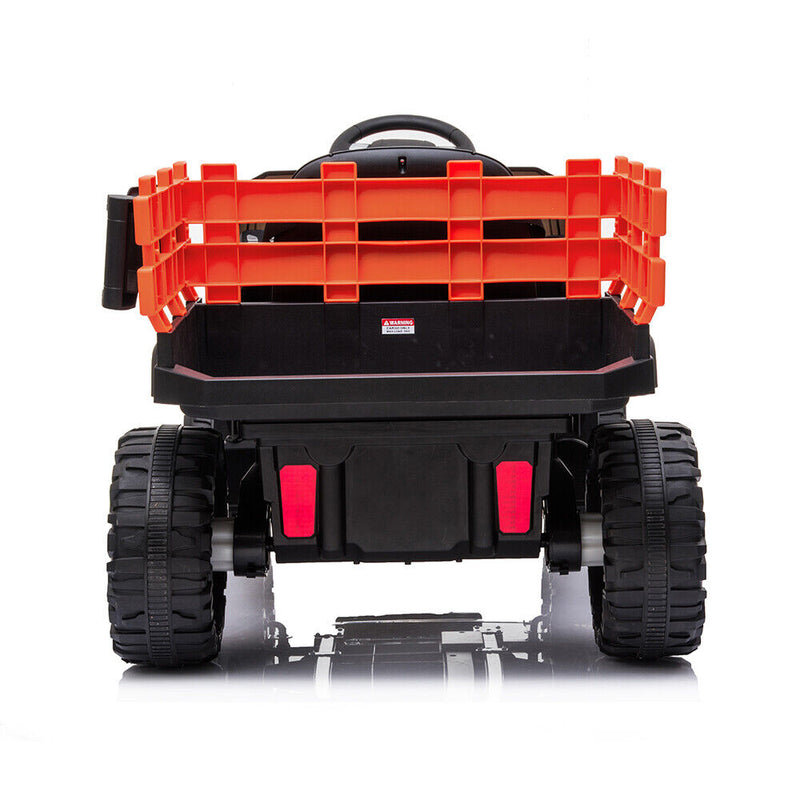 Load image into Gallery viewer, SEGMART 12V Ride-On Tractor Truck with RC Control and Trailer for Kids

