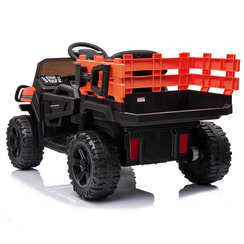Load image into Gallery viewer, SEGMART 12V Ride-On Tractor Truck with RC Control and Trailer for Kids
