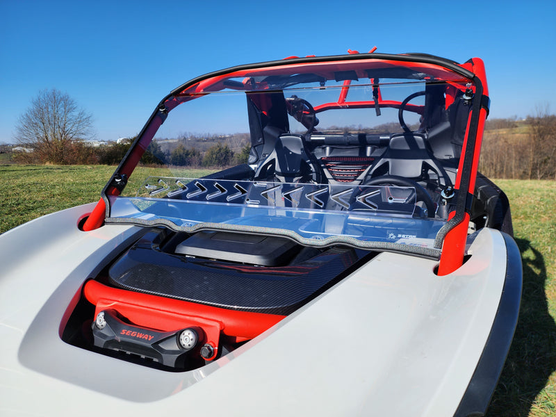 Load image into Gallery viewer, Segway Villain - 1 Pc Scratch-Resistant Windshield with Clamp &amp; Vent Options
