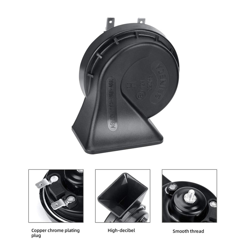 Load image into Gallery viewer, 12V Waterproof Loud High Tone Snail Electric Car Horn Single
