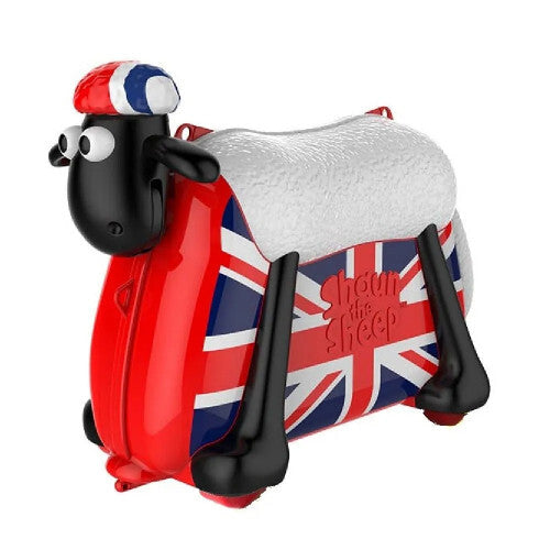 Kids Shaun the Sheep Ride-On Suitcase and Toy Bag