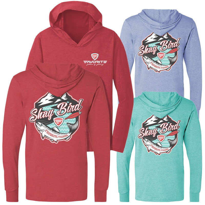 Load image into Gallery viewer, Shay Bird Lightweight Tri-Blend Hoodie
