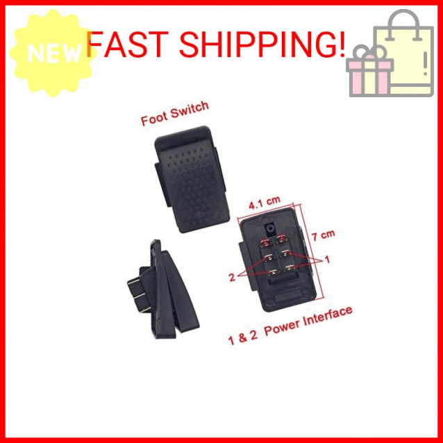 Load image into Gallery viewer, Electric Foot Pedal Accelerator Switch Accessory for Kids Ride-On Car
