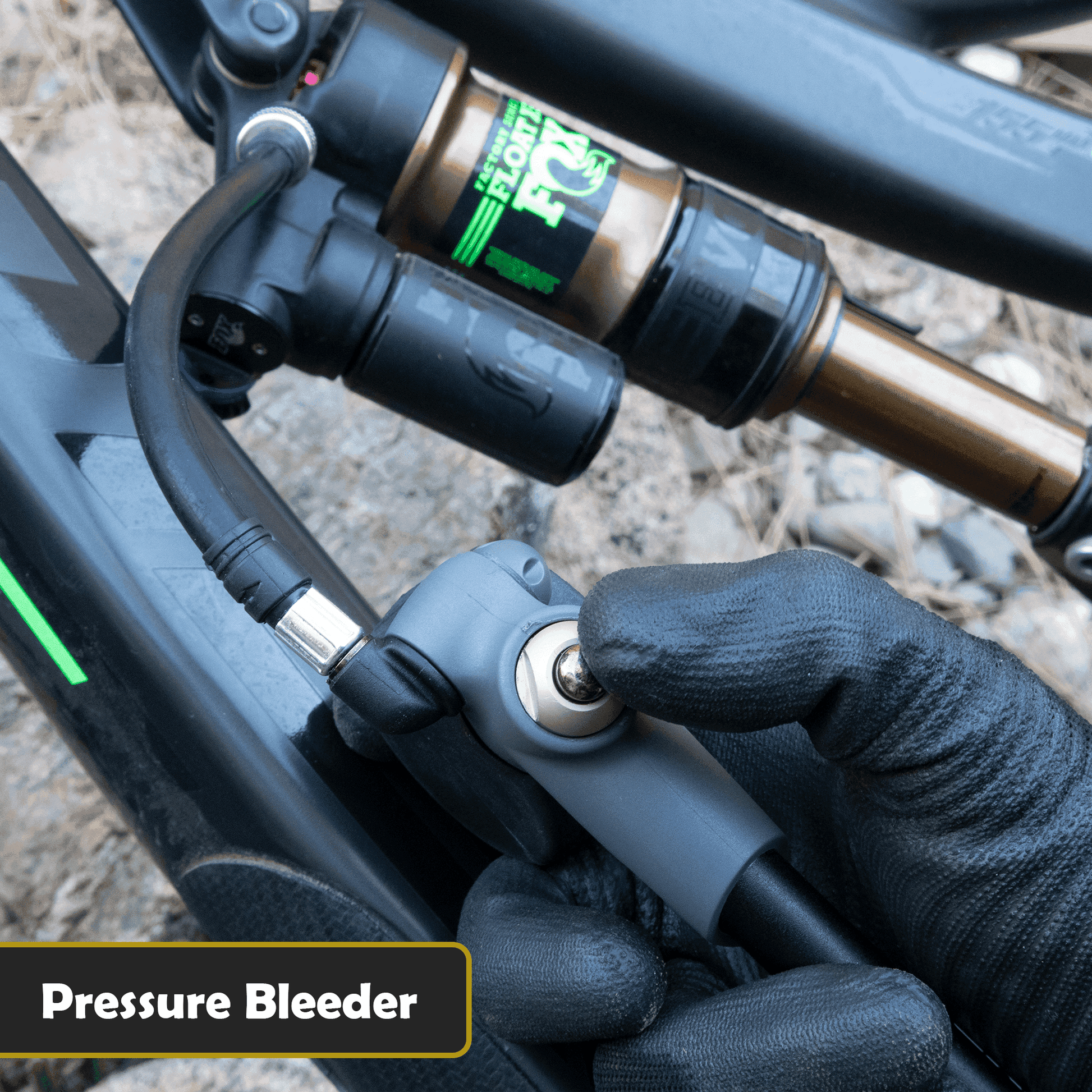 ShockPro™ Mountain Bike Shock Pump with Gauge - 300 PSI - Skoutley Outdoors LLC