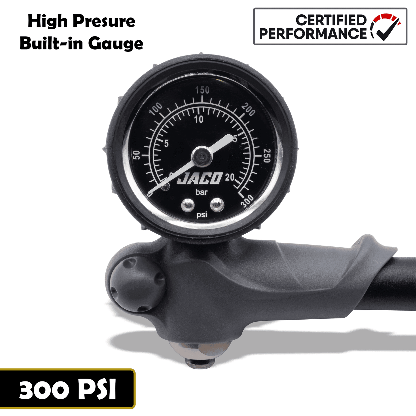 ShockPro™ Mountain Bike Shock Pump with Gauge - 300 PSI - Skoutley Outdoors LLC