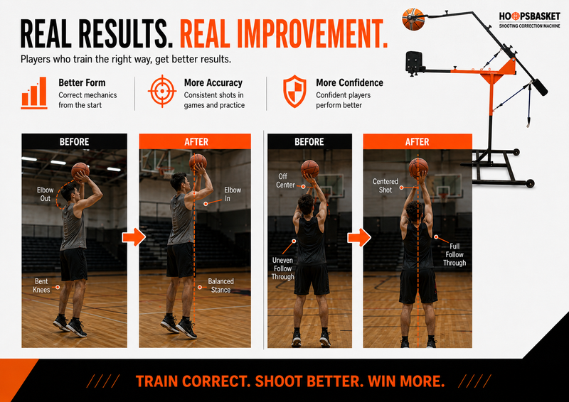 Load image into Gallery viewer, Shooting Correction Machine - Hoopsbasket Basketball Training
