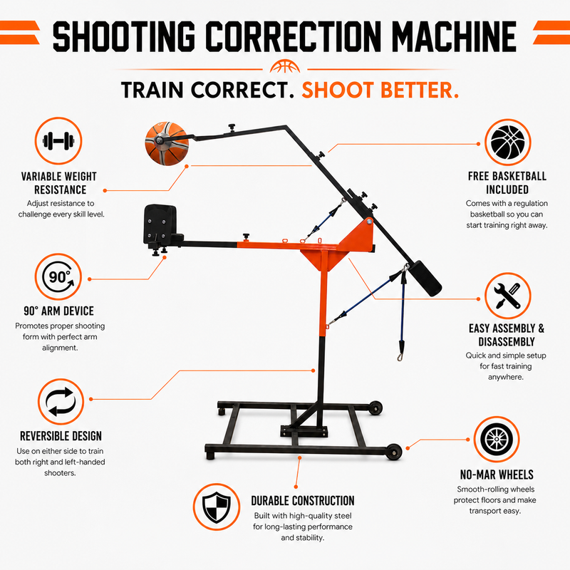 Load image into Gallery viewer, Shooting Correction Machine - Hoopsbasket Basketball Training
