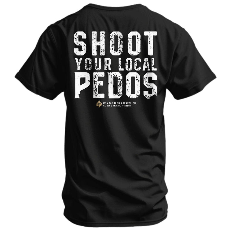 Load image into Gallery viewer, Shoot Your Local Pedos Men&#39;s T-Shirt
