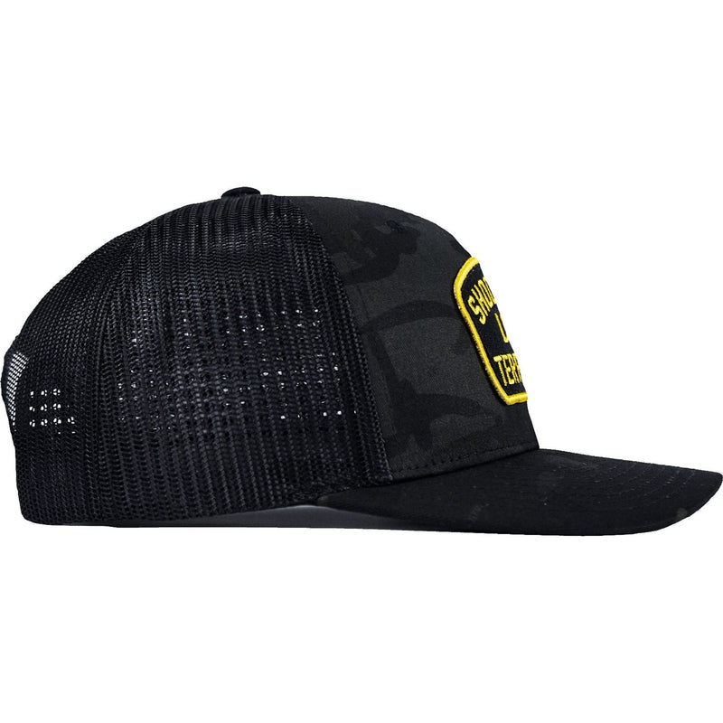 Load image into Gallery viewer, Shoot Your Local Terrorists Patch Snapback Hat
