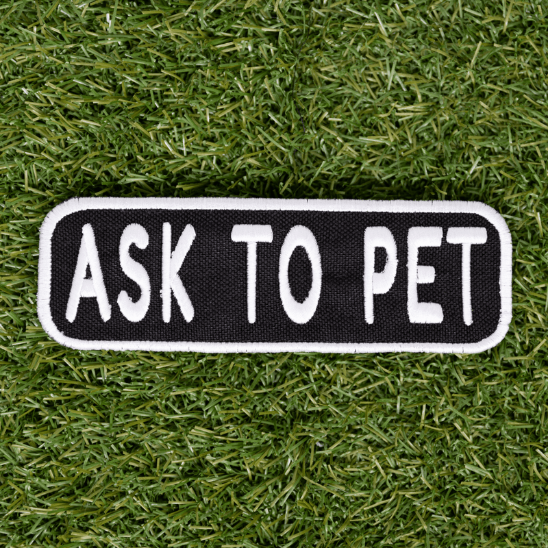 Load image into Gallery viewer, Ask to Pet 2x6 Patch
