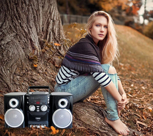 Naxa Portable CD Player with AM/FM Stereo Radio Cassette Player/Recorder