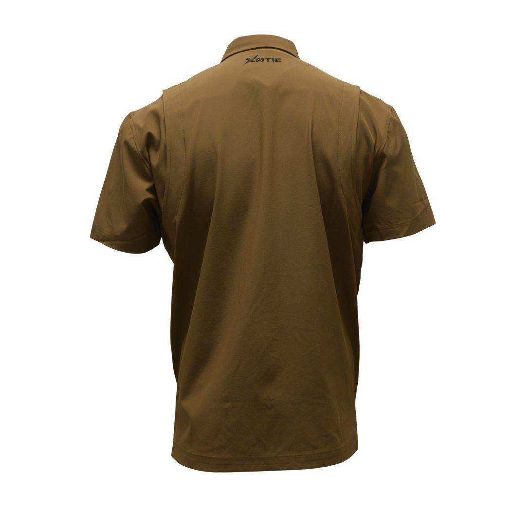 Short Sleeve Solid Lifestyle Button Down w/ REPEL-X - Skoutley Outdoors LLC