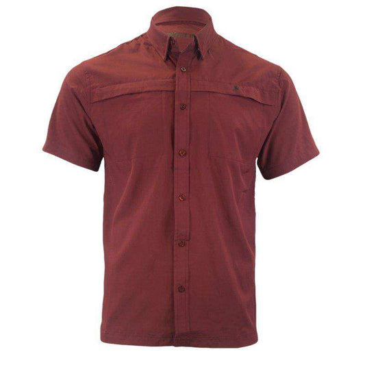 Short Sleeve Solid Lifestyle Button Down w/ REPEL-X - Skoutley Outdoors LLC