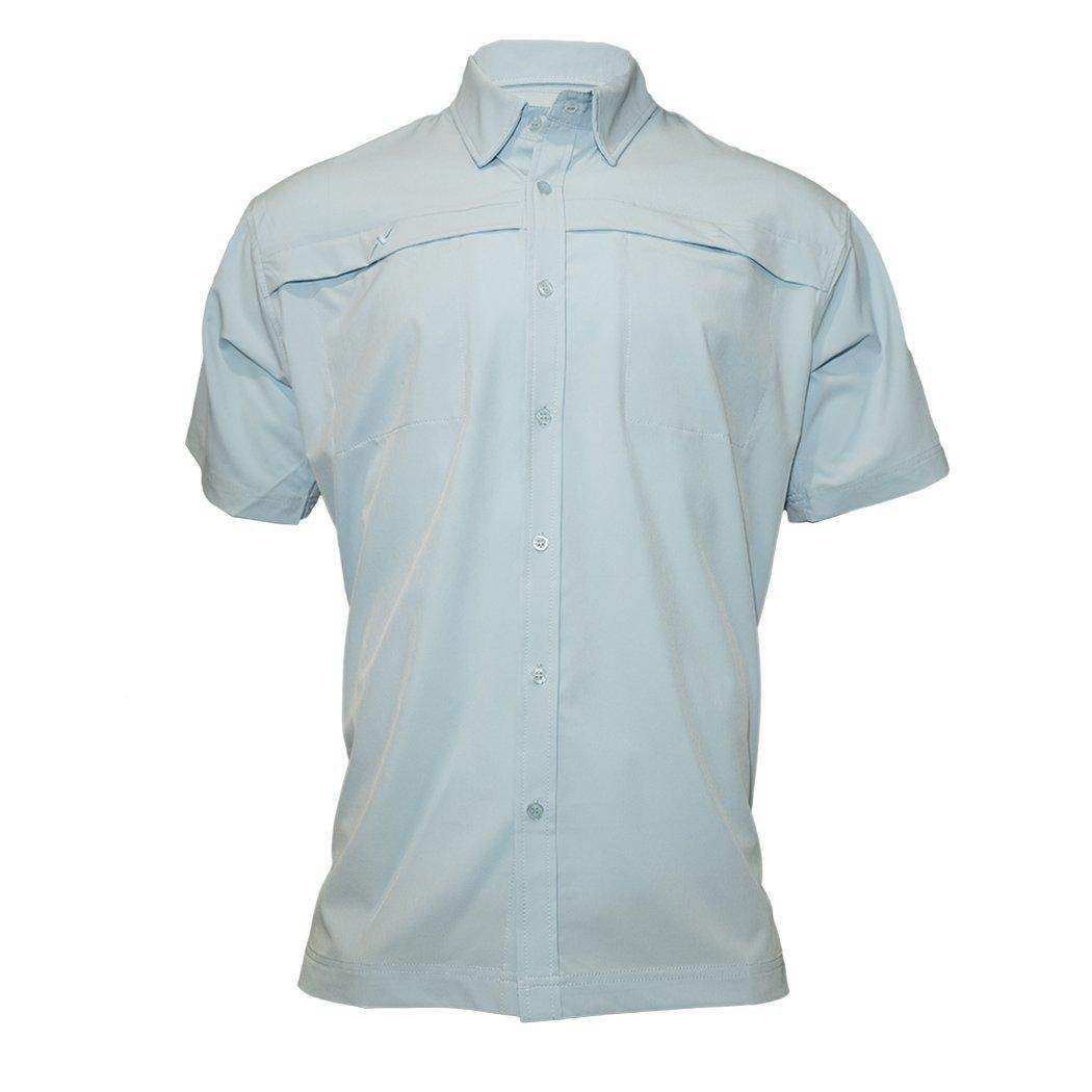 Short Sleeve Solid Lifestyle Button Down w/ REPEL-X - Skoutley Outdoors LLC