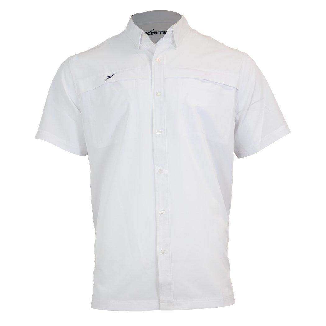 Short Sleeve Solid Lifestyle Button Down w/ REPEL-X - Skoutley Outdoors LLC