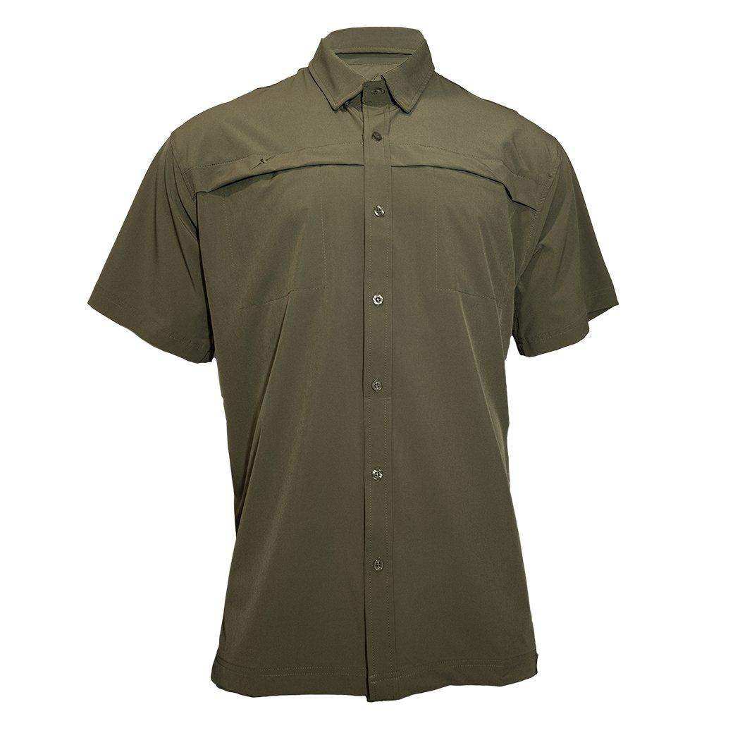 Short Sleeve Solid Lifestyle Button Down w/ REPEL-X - Skoutley Outdoors LLC