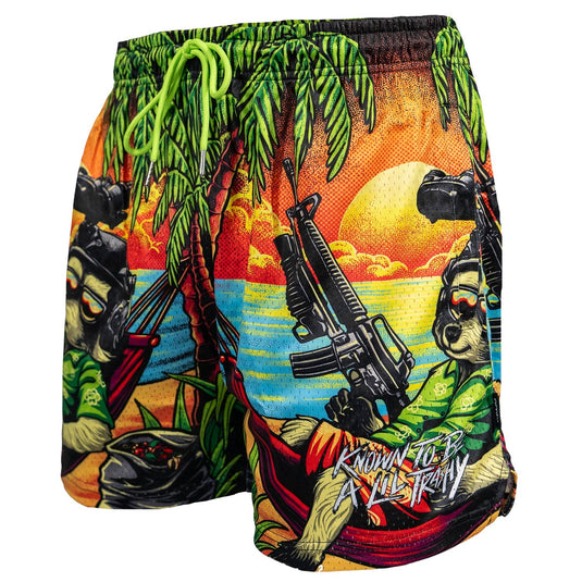 Mid Thigh Mesh Training / Lifestyle Shorts | 5"