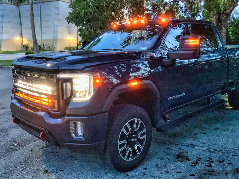 Load image into Gallery viewer, 2020+ GMC Sierra 2500/3500HD Dual 40s Light Bars
