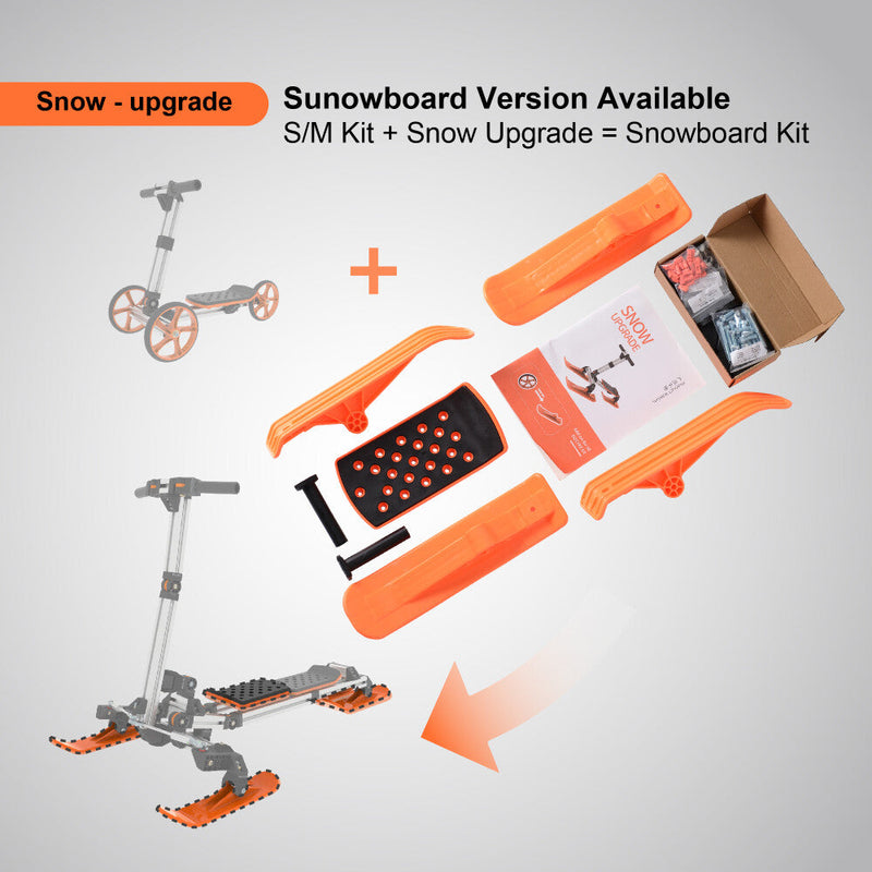 Load image into Gallery viewer, Modular Snow Upgrade Package for S, M, L Kits and Go-Kart
