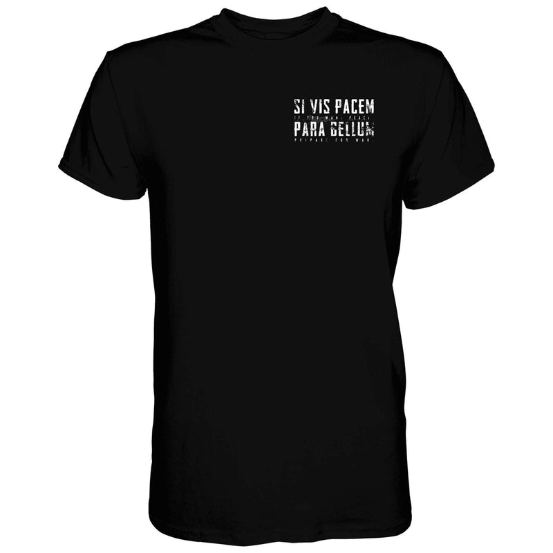 Load image into Gallery viewer, If You Want Peace Prepare For War. | SI VIS PACEM PARA BELLUM Men&#39;s T-Shirt
