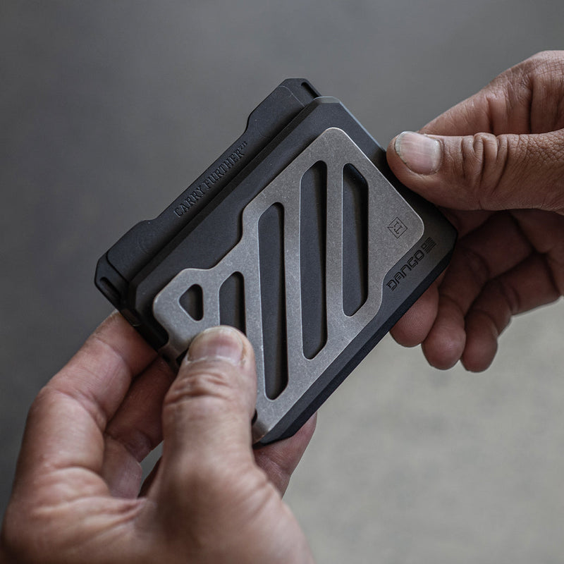 Load image into Gallery viewer, SK1 SLIDE KICK WALLET WITH TITANIUM MONEY CLIP
