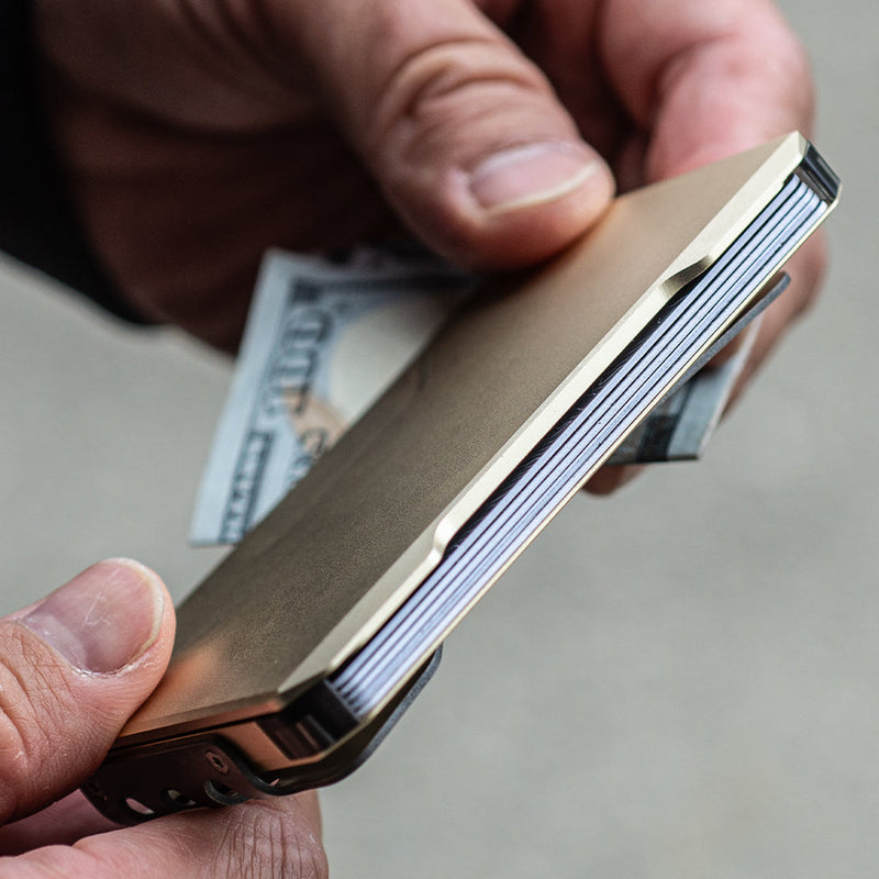 Load image into Gallery viewer, SK1 Slide Kick Wallet with Titanium Money Clip

