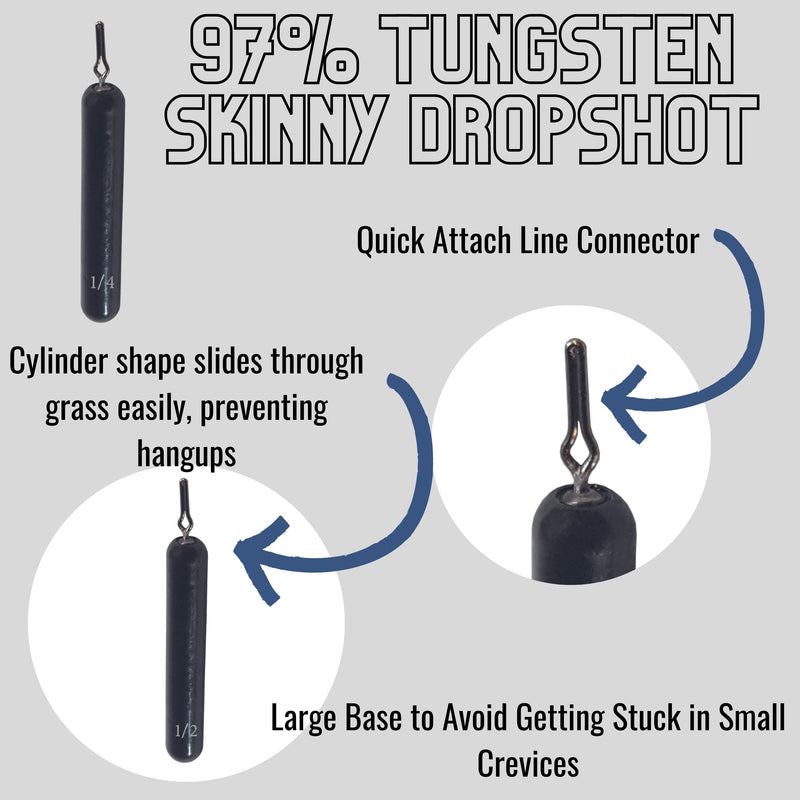 Load image into Gallery viewer, Reaction Tackle Tungsten Drop Shot Weights
