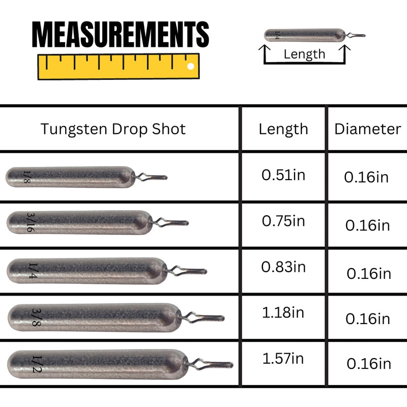 Load image into Gallery viewer, Reaction Tackle Tungsten Drop Shot Weights

