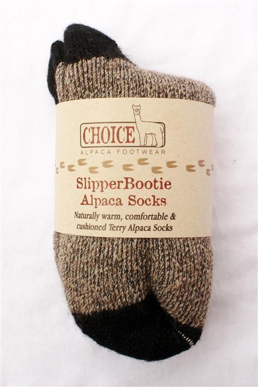 Load image into Gallery viewer, SlipperBootie Alpaca Sock
