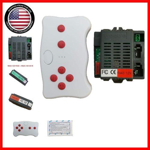 12V Kids Electric Ride-On Car with Slow Start and Bluetooth Control Box