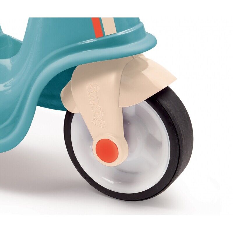 Load image into Gallery viewer, Smoby Retro Blue Ride-on Scooter with Silent Wheels
