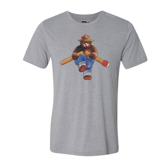 Smokey Bear Matchstick Crewneck Tee