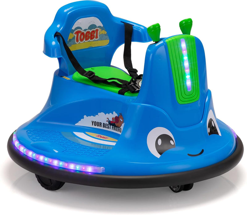 Load image into Gallery viewer, 12V Electric Kids Ride-On Snail Baby Bumper Car with Remote Control
